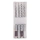 thumbnail image 2 of Velas Roscadas Galvanizadas Con Parafina 4 velas roscadas galvanizadas de plata, 4 velas de cera de poste largo para decoración romántica de bodas y restaurantes. JASKFLY, 2 of 9