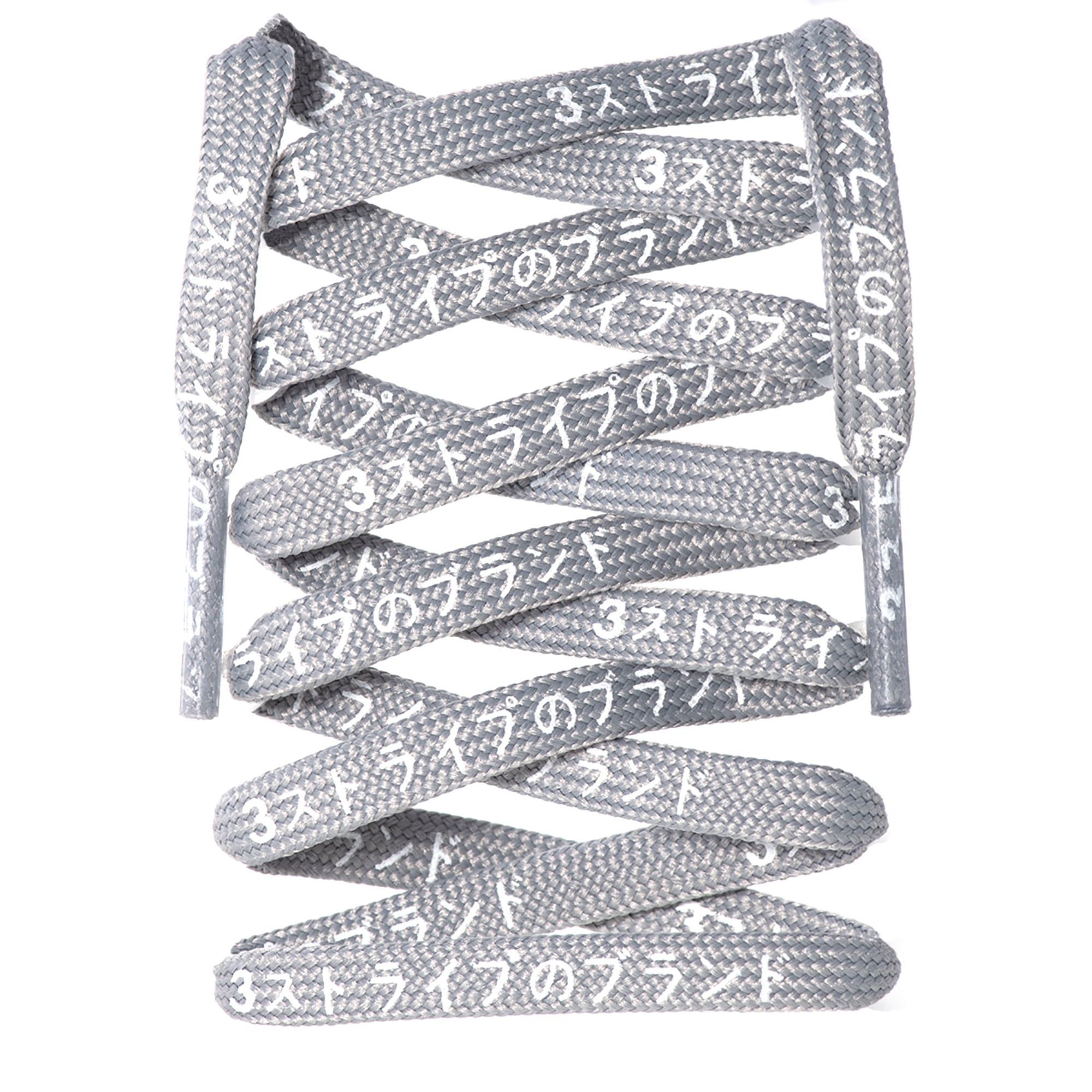 LitLaces Japanese Katakana Printed Custom Shoelaces