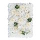 thumbnail image 5 of Panel de pared con flores artificiales, panel floral, panel de rosas, fondo Blanco, 5 of 9