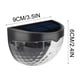 thumbnail image 3 of Solar Fence Lights, Solar Powered Outdoor Fence Lighting For Fence Step Stair Post Wall（BLACK Shell）, 3 of 5
