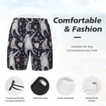thumbnail image 3 of Fotbe Sloths Dancing Traje de Baño para Hombre – Shorts de Natación de Secado Rápido con Forro y Bolsillos-XX-Large, 3 of 6