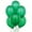 Green, variant on PMU 24 Inch Balloons PartyTex Premium Black Pkg/25