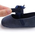 thumbnail image 6 of Yoyauz Baby Girl Mary Jane Shoes Anti Slip Rubber Sole Ballet Slippers Princess Dress Wedding Shoes Newborn Kids Shoes Toddler Shoes（0-12 Month）, 6 of 7