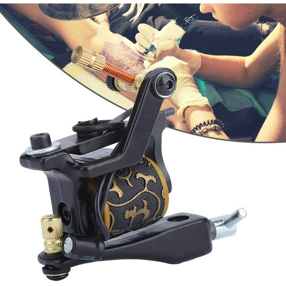 1Warps Coils Wire Unique Pattern Tattoo Machine Gun Alloy Single Wire Coil Tattoo M