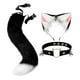 thumbnail image 4 of Conjunto de orejas y cola de gato Yuyangstore disfraz de Cosplay accesorios para el cabello regalo Blanco negro Traje de juego de cosplay, 4 of 8
