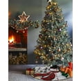thumbnail image 3 of Gray Omber Snowman Christmas Christmas Tree Skirt 36 Inches Large Christmas Skirt Tree, Xmas Tree Winter Snowman Tree Skirt Christmas Decorations for Fireplace Party Holidays Indoor Outdoor, 3 of 7