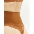 thumbnail image 5 of Joyspun Women's Shapewear Everyday Smoothing Thong with Lace, 2-Pack, Sizes S-3X, 5 of 7