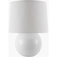 thumbnail image 2 of Livabliss Table Lamps, 20" Stellar Traditional Bedside Nightstand Table Lamp for Bedroom Living Room Office, White Body with White Shade (20"H x 19"W x 19"D), 2 of 6