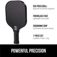 thumbnail image 3 of Gorilla Gear Pickleball Paddle Set of 2 with Pickleball Balls, Bag, USAPA Approved Fiberglass Racket, Black, 3 of 10