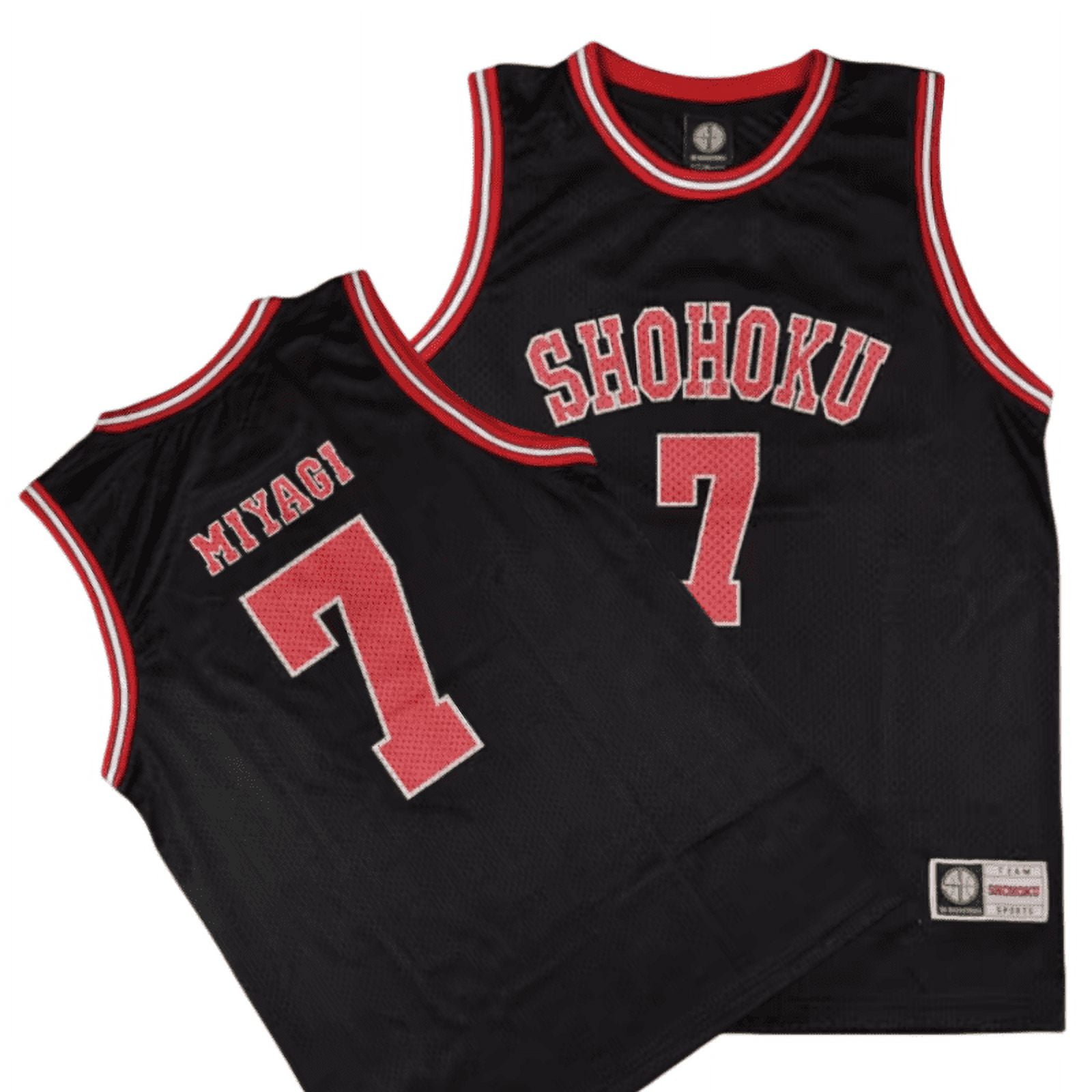 Anime Slam Dunk Shohoku #7 Miyagi Ryota Basketball Jersey Mens