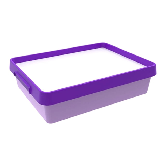 MERIGLARE Sand Painting Light Box Boys Girls Color Shape Cognition Sensory Light Table Purple