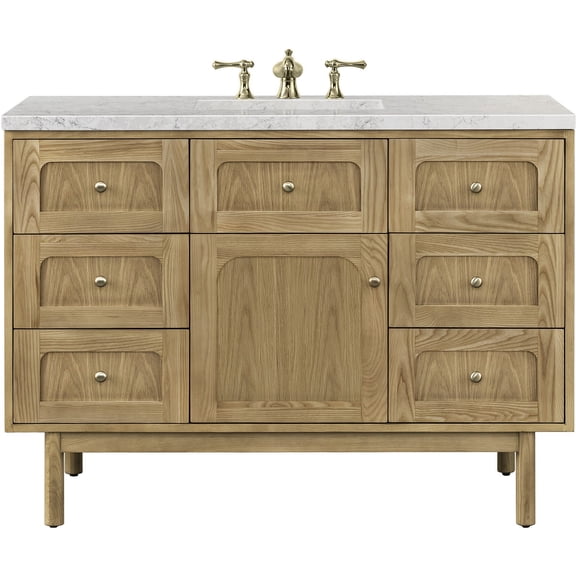 James Martin Vanities 545-V48-LNO-FEJP Laurent 48" Single Basin Poplar Wood Vanity Set -