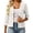 White, variant on Ediodpoh Cardigan for Women Lightweight Lace Crochet Cardigan 3/4 Sleeve Short Knit Shawl Top Hollow Out Purple S