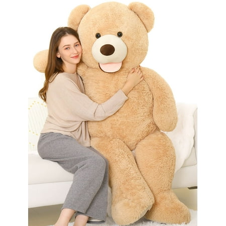 MorisMos 5ft Teddy Bear Stuffed Animals with Footprints Plush Toy