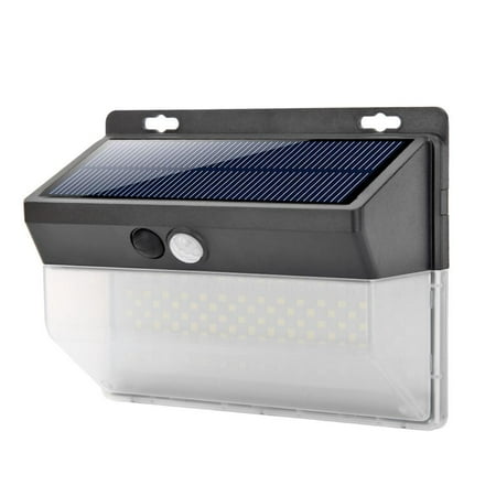 

206LED Solar Motion Sensor Wall Light Outdoor Waterproof Garden Street Lamp