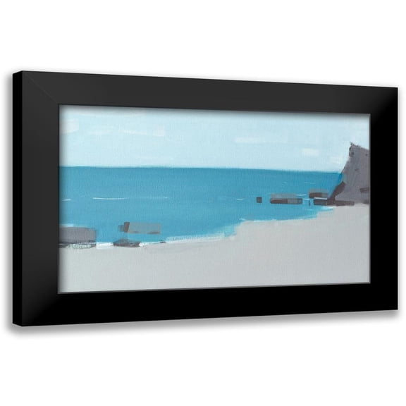 Nekraha, Igor 14x10 Black Modern Framed Museum Art Print Titled - Black Sea Shore