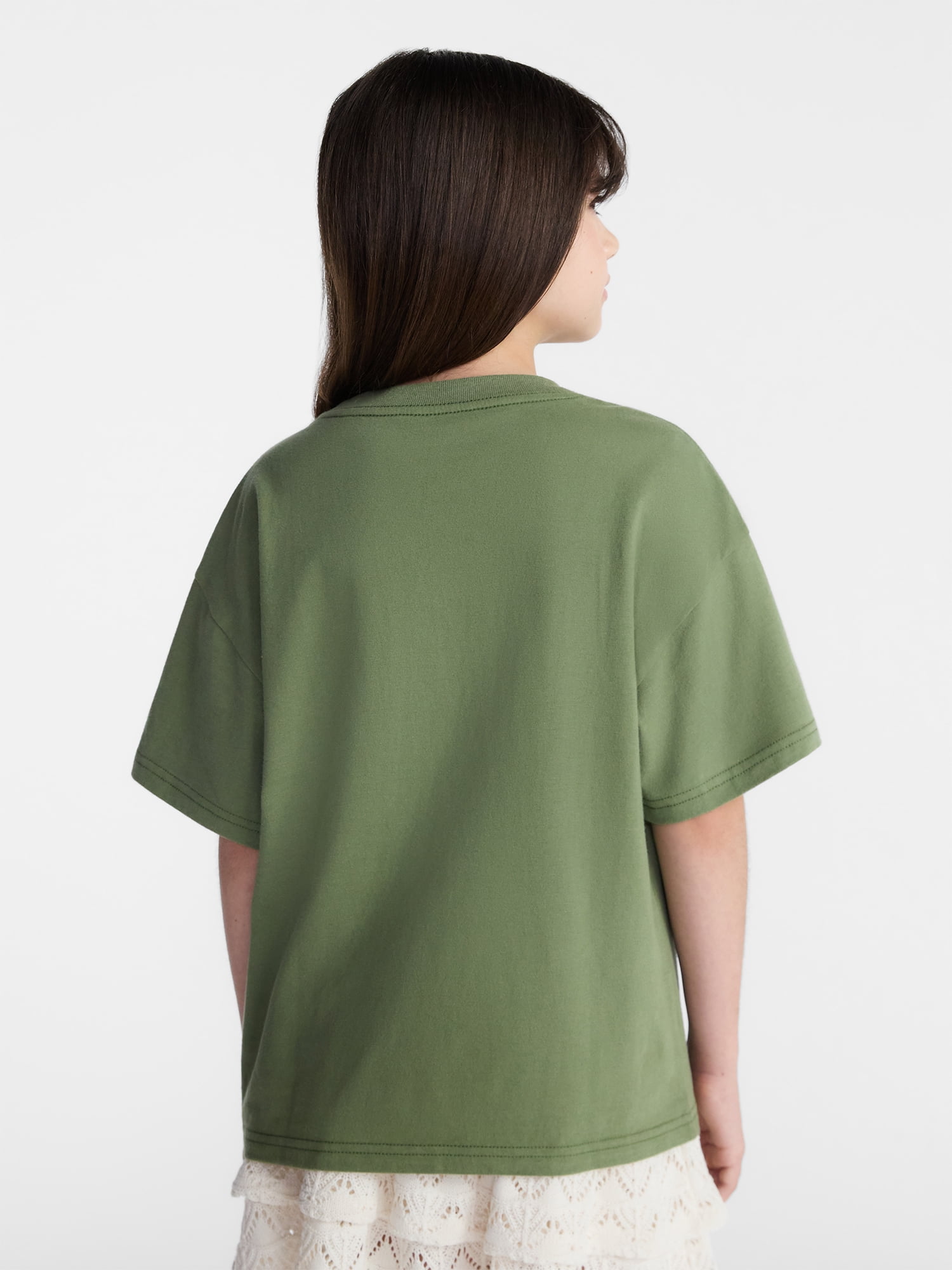 Weekend Academy Girls Graphic Cotton Tee with Short Sleeves, Sizes 4-18