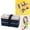 Black, variant on Box Lunch Box Japanese 2 Layer Food Container With Cutlery Spoon And Fork Divided Salad Box For Men And Women,Ceramic Tableware