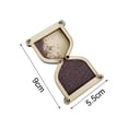 thumbnail image 5 of Juguete de reloj de arena de madera para niños, rompecabezas Montessori para Púrpura Zulema Junta de niños ocupados, 5 of 5