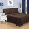 thumbnail image 2 of Superior 1500 Thread Count Chocolate Cotton Sheet Set, Queen, 2 of 4