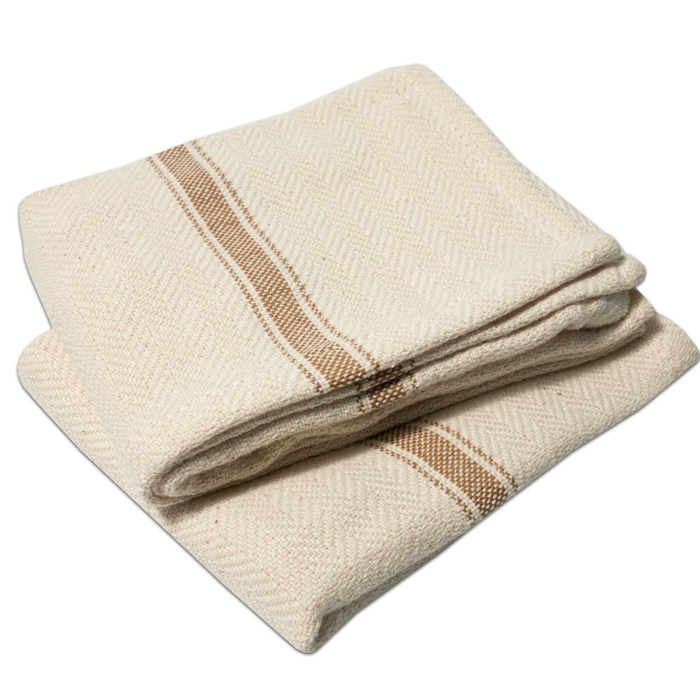 Lintex Vintage Style Stripe 100 Cotton 16" x 26" Kitchen Towel 2 Pack