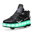 thumbnail image 1 of Zapatillas de deporte para niños Zapatos de doble rueda Zapatos con luz LED 623, 1 of 3
