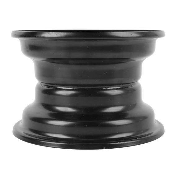 Go Kart Wheel Rim, 3 Holes Enhanced Traction Stylish Look 6 Inch Wheel Rim 145/70-6 for Ride On Mower
