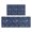 Dark Blue Celestial, variant on Black White Gothic Geometry Sun Moon Pattern Kitchen Rugs Sets Of 2,Anti Fatigue Kitchen Mat Rugs Non Slip Washable,Decorative Kitchen Floor Mats for Kitchen,Sink,Laundry,17"x30" 17"x47"