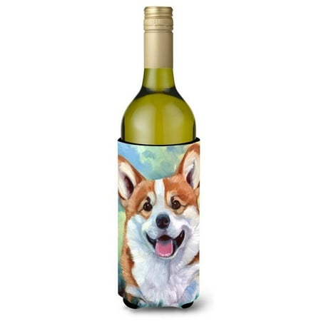 

Pembroke Corgi Happy Face Wine Bottle Beverage Insulator Hugger