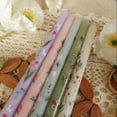 thumbnail image 2 of XINAOBAOLUO Flower Printed Taper Candles, Unscented, Set of 2, Smokeless Long Tapered Candlesticks for Valentines Day, Weddings, Home Decor, 2 of 7