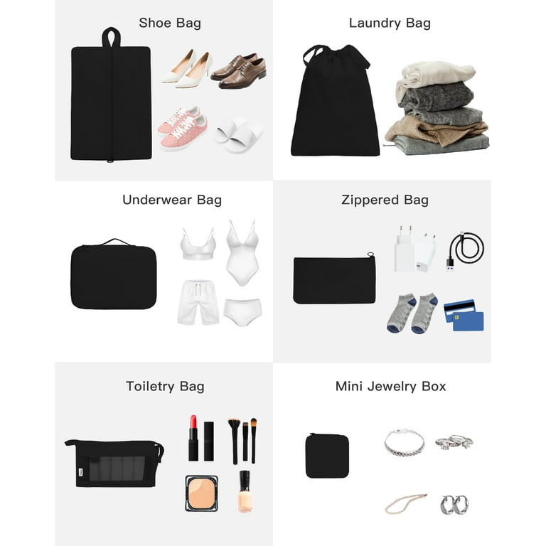 TRAILKICKER Set Da 9 Cubi Da Imballaggio: Organizer Da Viaggio Morbidi E Traspiranti, Perfetti Per Valigie, Armadi E Viaggi In Camper, Beige Elegante