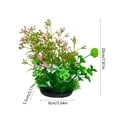thumbnail image 3 of Artificial Aquarium Plants Decoration, Plastic Aquatic Plant for Freshwater & Saltwater Fish Tanks, Turtle Tank and Aquascaping Landscaping Decor, 11 Inch Green, 3 of 6