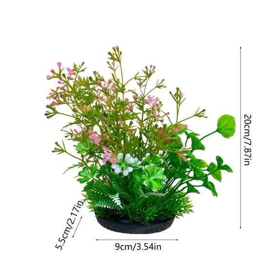 Aquatic Plants Fake Aquatic Plants Realistic Water Grass forAquarium Decoration, Artificial Seaweed forFish Tank Decor, Flexible Plants forFreshwater Saltwater Aquascaping Artificial Plants