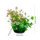 thumbnail image 3 of Plantas artificiales de acuario, decoración plástica de plantas acuáticas, adorno de paisajismo de simulación verde de 11 pulgadas, diseño flexible de molduras para acuarios de agua dulce, 3 of 6