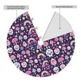thumbnail image 2 of Lsque cute Skull rainbow mushroom Print Christmas Tree Skirt, Tree Skirt with Ties or Velcro, Perfect for Holiday Decorations, Halloween, and New Year-36", 2 of 7