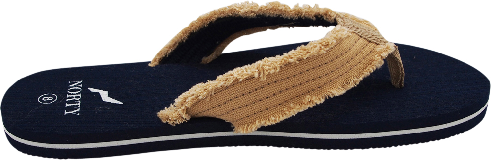 NORTY Mens Flip Flops Adult Male Beach Thong Sandals Navy - image 3 of 7