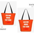 thumbnail image 4 of Custom Tote Bag With Logo Photo, Custom Bag, Personalized Shopping Bags Reusable Grocery Bags Bulk For Work Travel Gifts, 4 of 8