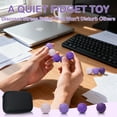 thumbnail image 5 of 8PCS Silicone Magnetic Balls Fidget Toys for Adults Teens, Stress Relief Sensory Toy for Autism ADHD Anxiety, Office Desk Fun Textures Gadgets, Stocking Stuffers Gift for Women Men Teen,Purple, 5 of 9