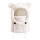 thumbnail image 1 of Gorro con capucha de invierno para niños, bufanda y cubrebocas, pasamontañas forrado de forro polar con protección auditiva, tocado de punto cálido con cordones para niños y niñas, 1 of 2