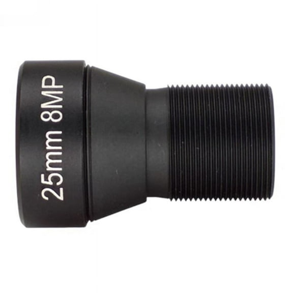 HD 4K 8MP CCTV Lens 25MM Mount Low Distortion Aperture F1.6 Format 1/1.8inch Lens Only for Action Camera