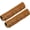 Amber Brown/Bronze, variant on 2 Pcs Handbag Handle Cover, Leather Luggage Wraps, Purse Strap Cover Grip Protector Fine Texture Silver Buckle for Tote Bag Suitcase, Dark Green
