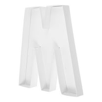 ELAYARD Sturdy White Fillable Cardboard Letters for Snacks and Candies