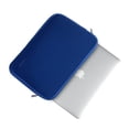 thumbnail image 4 of mosiso water repellent lycra sleeve bag cover for 13-13.3 inch laptop with small case for macbook charger, greenery, 4 of 7
