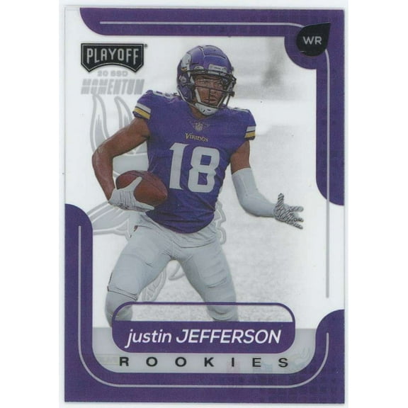 NFL 2020 Panini Chronicles Playoff    Justin Jefferson M-10 (Rookie, Momentum)