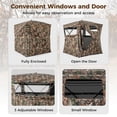 thumbnail image 6 of GVN Tent,82 Inch Tall Hunting Blind 270° One Way See Through Ground Tent for 3-4 People, 6 of 8