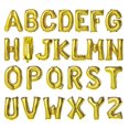 thumbnail image 1 of 1Pc Decorative Letter Balloons Clearance! Nomeni 16-Inch English Letter Balloon Gold (Delivery Does Not Include The Inflator) Aa A, Home Decor Promotion Sale!, 1 of 3