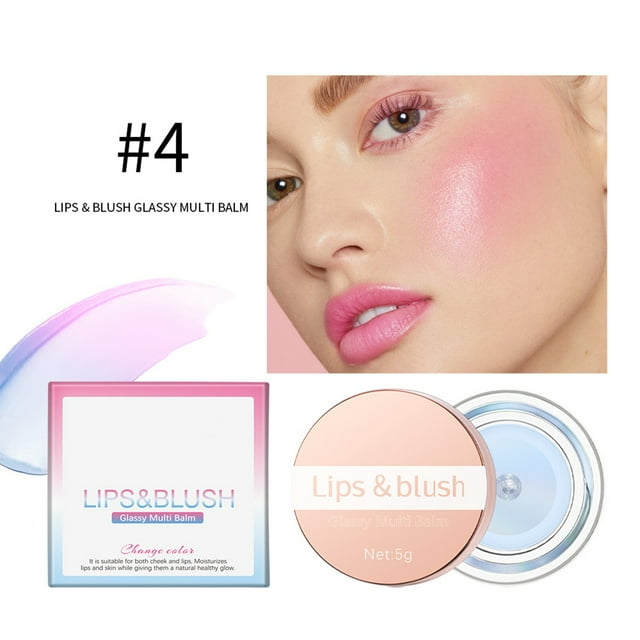 Color Changing Clear Color Changing Gel Natural Nude Makeup Rouge 4 Colors, Makeup White Blusher