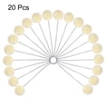 thumbnail image 2 of 20Pcs Bola de Lana Aplicadores de Tinte de Cuero Herramienta de 4.9" Cepillo de Bolas de Lana con Mango de Acero para Proyectos de Manualidades DIY, 2 of 6