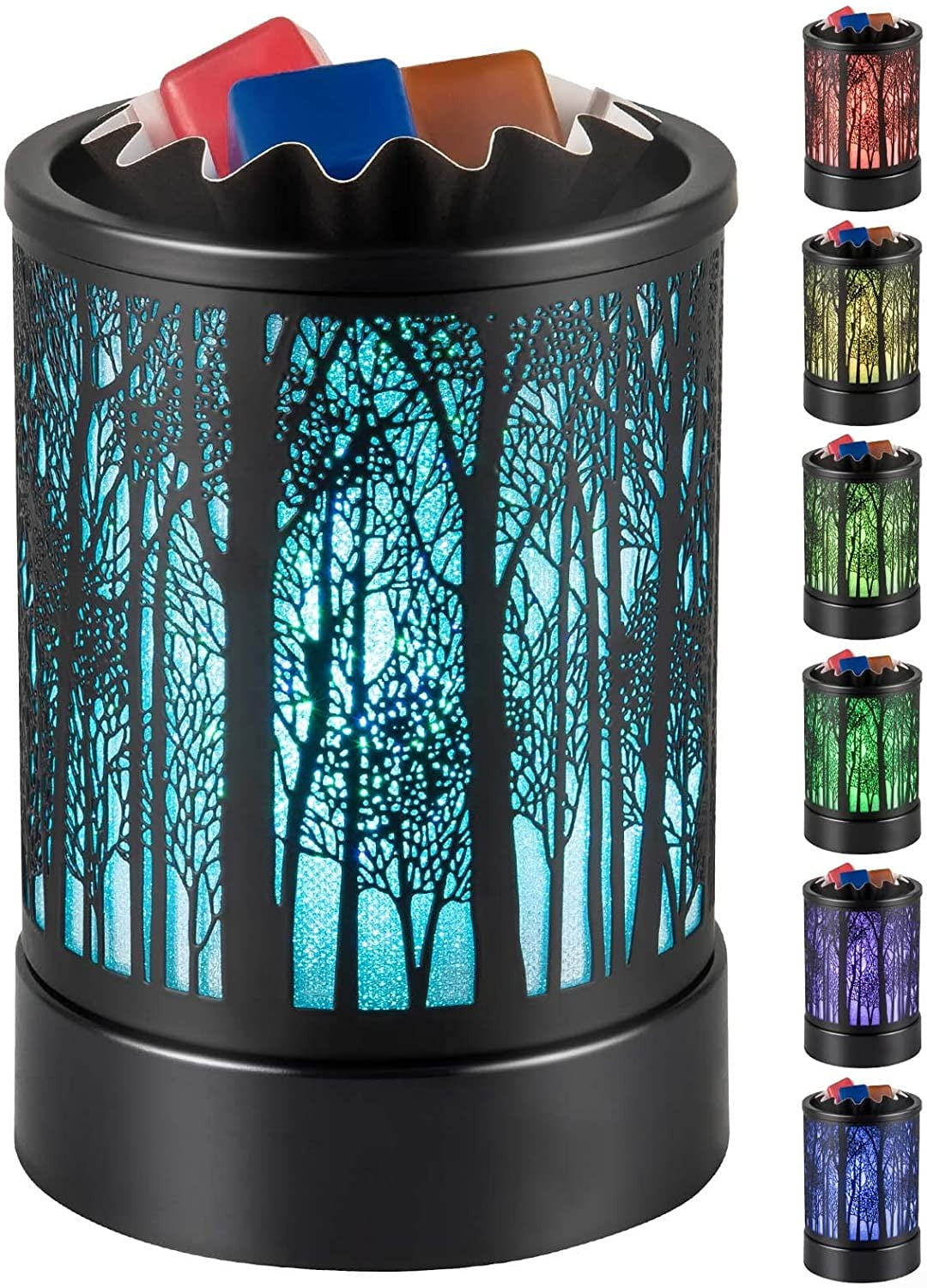 7 Colors WaxMelt Warmer for Scented WaxMelter Candle ElectricBurner Fragrance Oil Heater