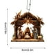 thumbnail image 3 of pstuiky Llavero acrílico con efecto de impresión 3D, colgante decorativo para coche, adorno para retrovisor, artículos religiosos, 3 of 5